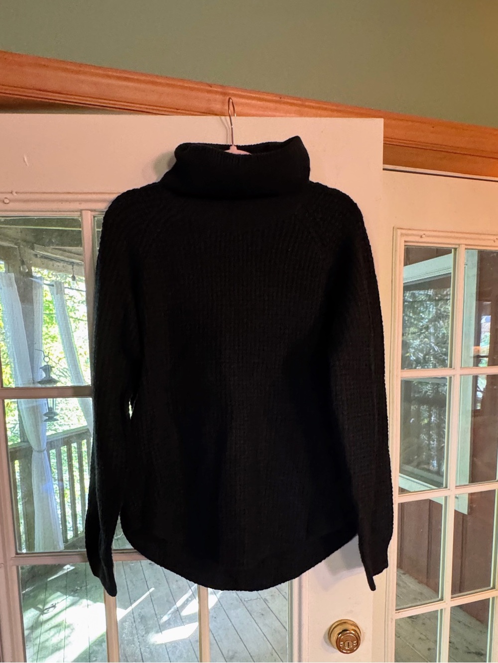 Kuhl Black Cowl Neck Knit Sweater - Women